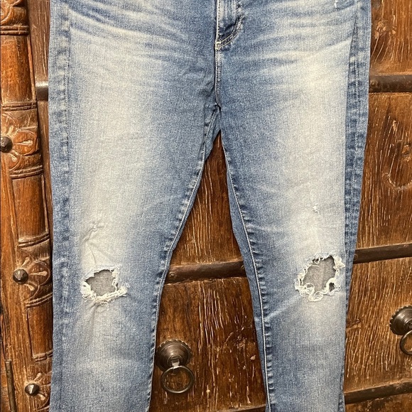 AG Jeans MARI High-Rise Straight 15 Year Mural Distressed detailing Size 30R - Picture 4 of 10